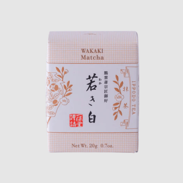 Ippodo Tea Co. Kyoto  Traditional Matcha Powder   Wakaki Shiro  Usucha  Thin Tea  20g