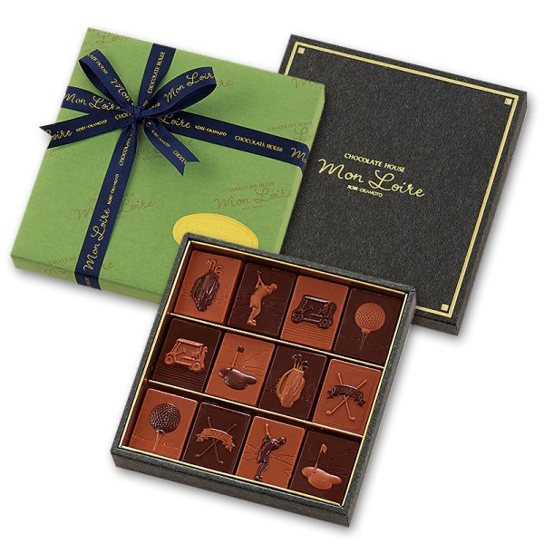 Monloire Golf Design Chocolate Gift Box 16pcs