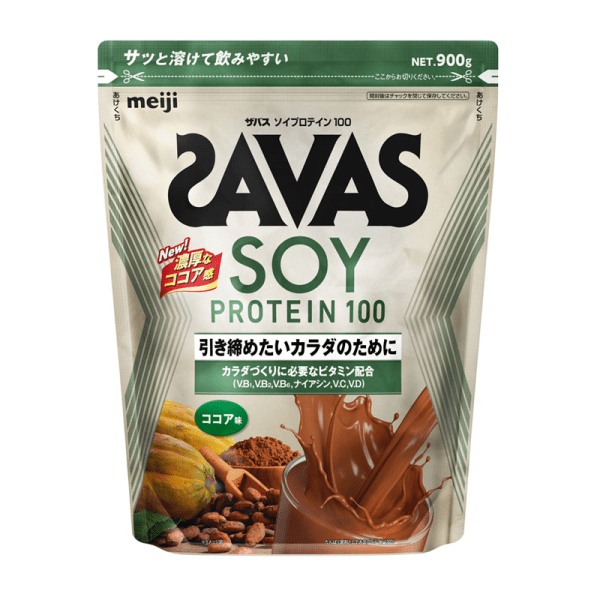 MEIJII SAVAS Soy Protein Powder for Toned Body (Cocoa Flavor) 900g