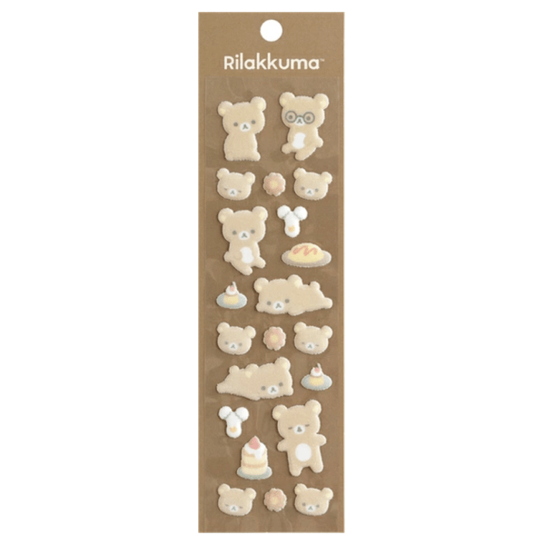 SAN-X Rilakkuma Cute Stickers – Male/Female Bear