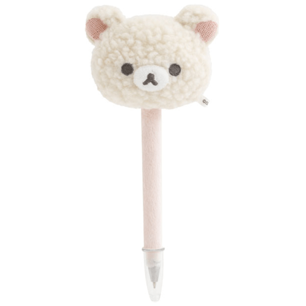 SAN-X Rilakkuma Plush Head Pen Rilakkuma / Korilakkuma