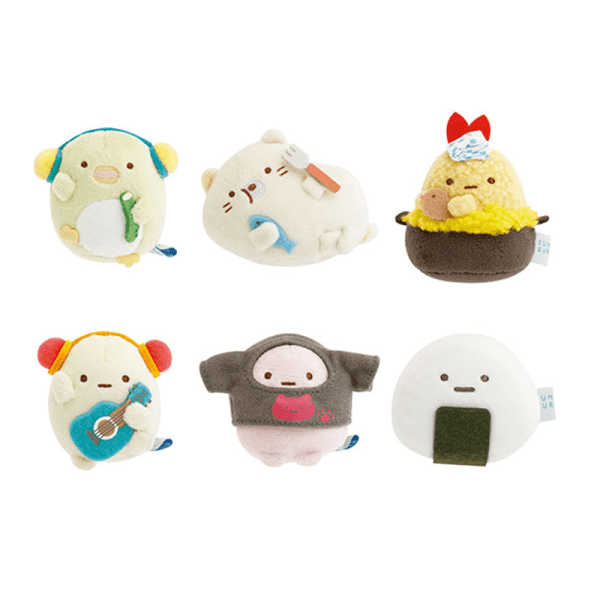 SAN-X Sumikko Gurashi Plush Hand-held Dolls – Six designs available, randomly selected. Two styles to choose from.