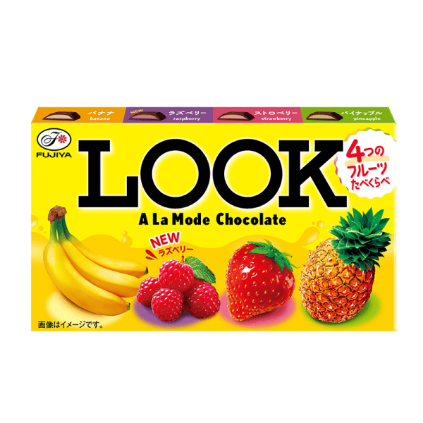 FUJIYA LOOK 4 Mixed Fruit Chocolate 12 pieces