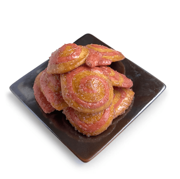 Azabu Juban Spiral Karinto Purple Sweet Potato Rice Crackers 60 g