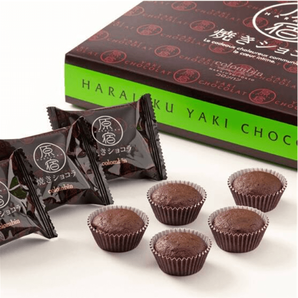 Colombin  Harajuku Baked Chocolate Cakes  5 Pieces