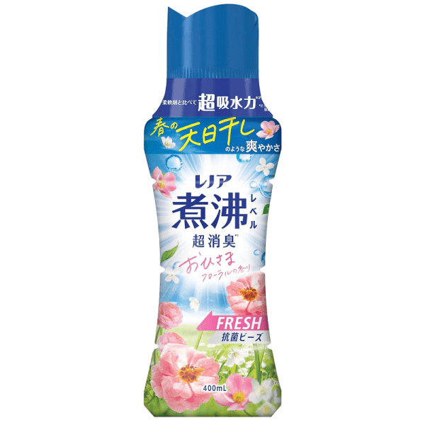 P&G Lenor Boiling-Grade Deodorizing and Antibacterial Fabric Softener, Sunny Floral Scent, 400mL