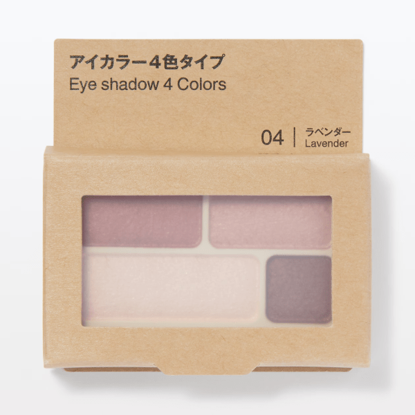 MUJI 4-Color Eyeshadow Palette – Multiple Shades Available