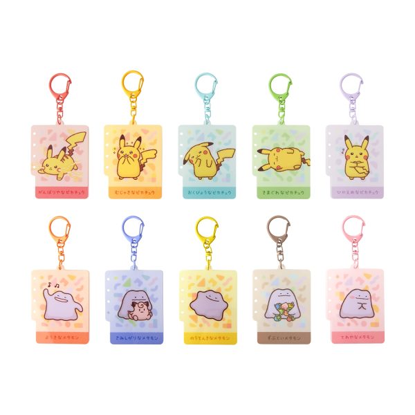 Pokemon Acrylic Keychain Blind Box, Collector’s Edition, 10 Colors, 10 Types of Boxes