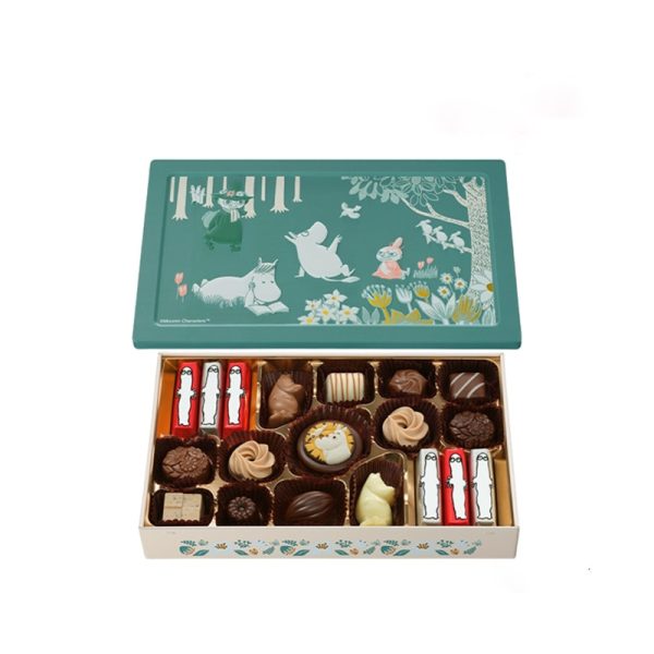 Mary’s Moomin Collaboration Moomin and the Peaceful Forest Assorted Chocolates 19 Pieces