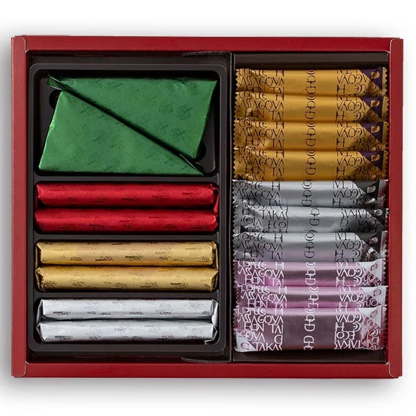 Hontakasagoya Baked Sweets & Wafer Roll Cookie Gift Box Multiple Varieties Available
