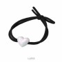 LUPIS Aurora Heart Hair Tie, Black, v2252