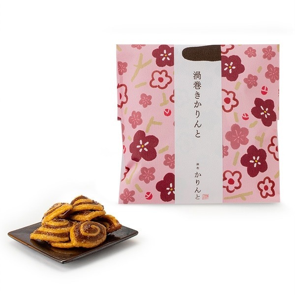 Azabu Juban Spiral Karinto Rice Crackers 60g