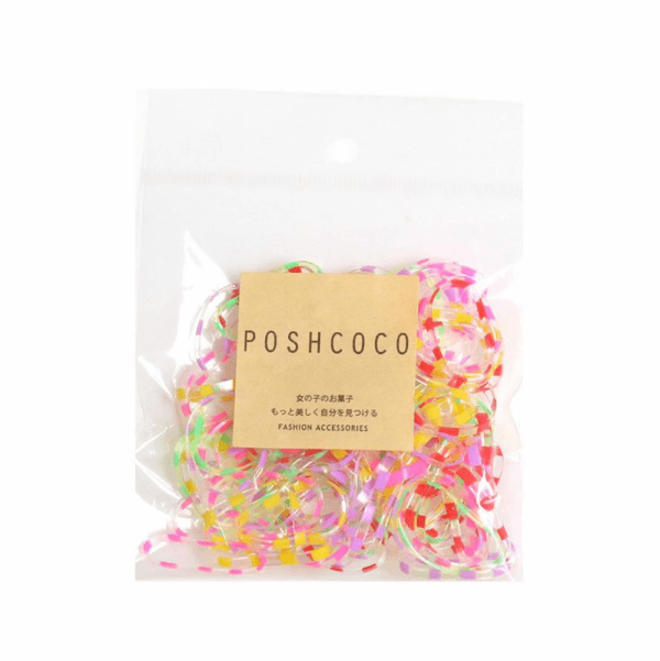 LUPIS Seamless High Elastic Hair Tie, Bright Colors v1623