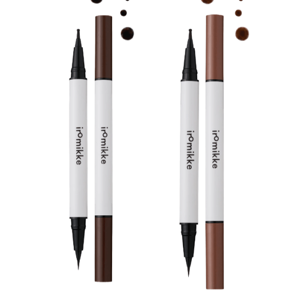 Iromikke Dual-Use Eyeliner Pencil 01 Dark Brown / 02 Brown