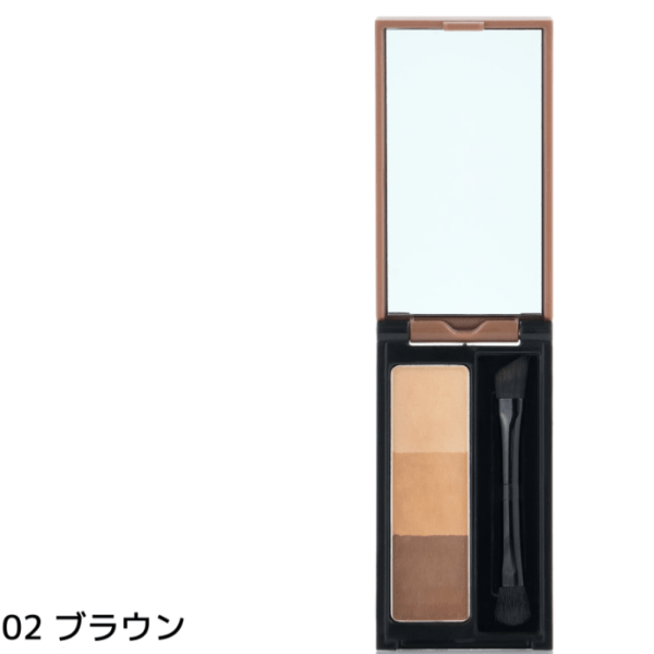 Iromikke Triple-Shade Brow Powder 01 Dark Brown / 02 Brown