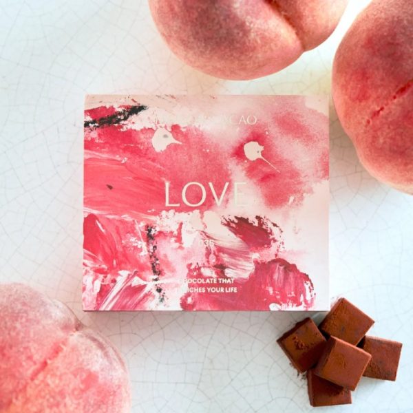 MAISON CACAO Fresh Chocolate White Peach 16 pieces