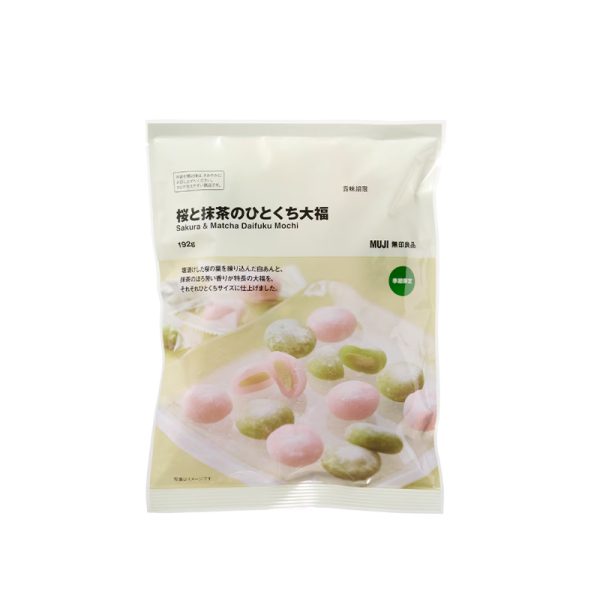 MUJI Sakura and Matcha Daifuku Mochi 192g