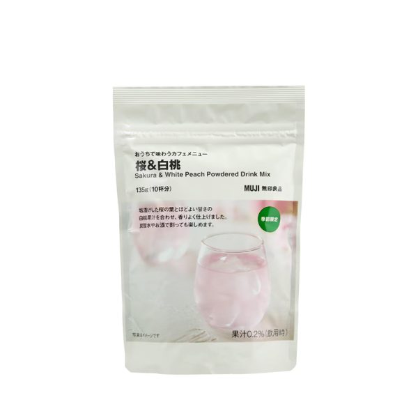 MUJI  Sakura & White Peach Juice Powder  135 g