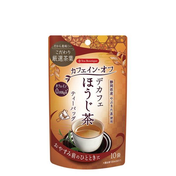 Tea Boutique Low Caffeine Green Tea Roasted Tea Hojicha 10 Tea Bags