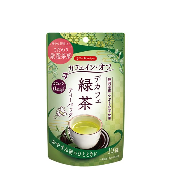 Tea Boutique Low Caffeine Green Tea Sencha 10 Tea Bags