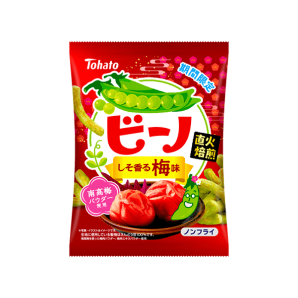 Tohato Ume Liqueur Flavored Pea Snacks 51g