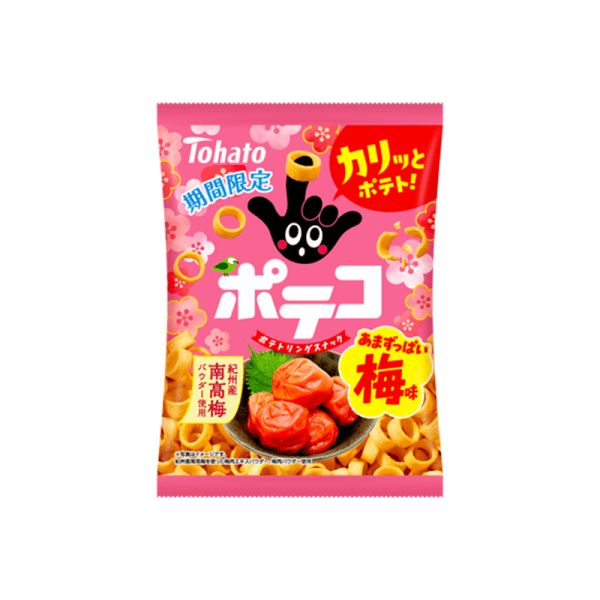 Tohato Plum Flavored Potato Chips 52g
