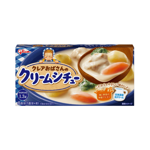 Glico  Cream Stew Mix  5 Flavors Available  8 Blocks
