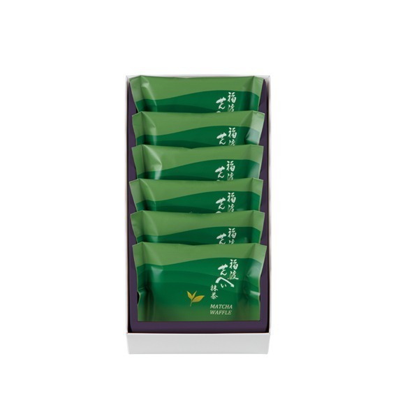 Souke Minamoto Kitchoan Matcha Waffle Gift Box 6 Pieces