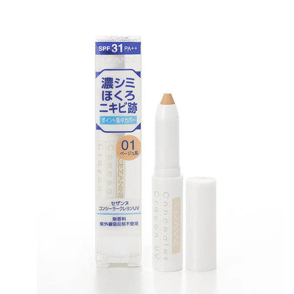 CEZANNE UV Concealer Pen SPF31 PA++ 1.8g 00 Bright Beige/01 Beige