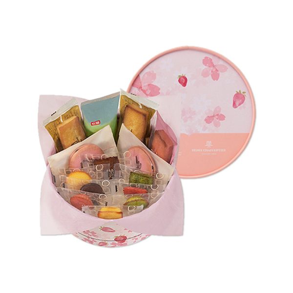 Henri Charpentier   Spring Sakura Limited Cake Gift Box S  14 Pieces