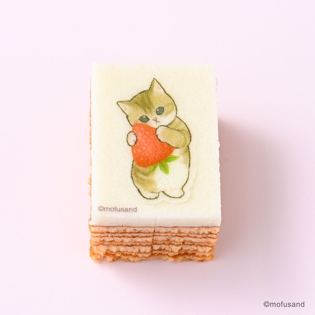 BudoonoMori Cat-Shaped Baumkuchen Cake 1 Piece Various Designs Available - Image 2