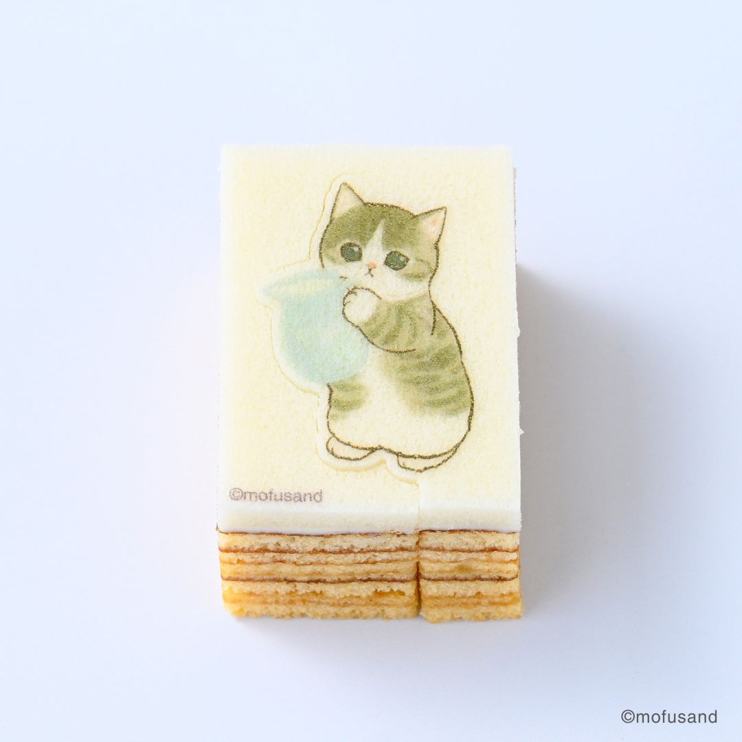 BudoonoMori Cat-Shaped Baumkuchen Cake 1 Piece Various Designs Available - Image 8