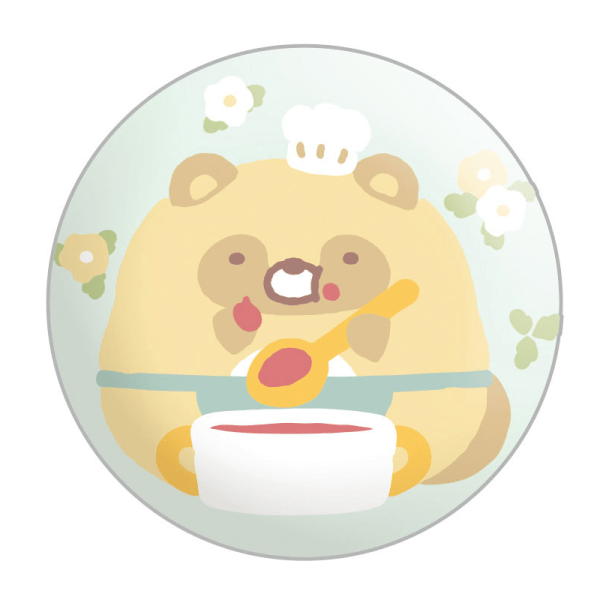 SAN-X Sumikko Gurashi Forest Restaurant Embroidered Badge (Random Item)