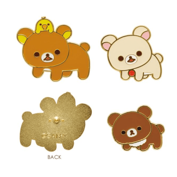 SAN-X Rilakkuma 10th Anniversary Badge Set