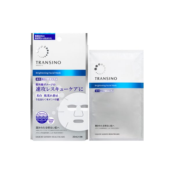 TRANSINO Daiichi Sankyo Brightening Spot Care Mask 4 Sheets (20ml x 4 sheets)