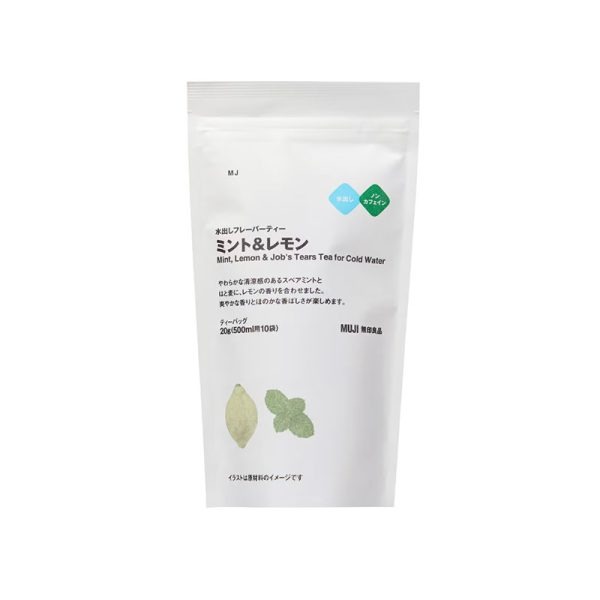 MUJI Mint Lemon Rooibos Cold Brew Tea 10 packs