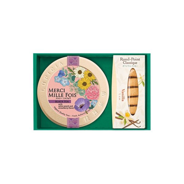 LUPICIA Mother’s Day Limited Edition White Peach & Strawberry Black Tea with Vanilla Biscuit Gift Set