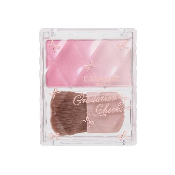 CANMAKE Gradient Blush 01 Berry Yogurt/02 Peach Milk Tea