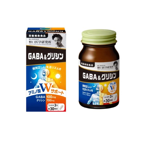 Noguchi Medical Research Institute GABA & Glycine Sleep Aid 60 Capsules
