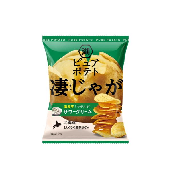 KOIKEYA  Pure Potato Chips Sour Cream Flavor  52g