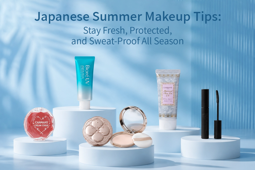 Japanese Summer Makeup Tips: Stay Fresh, Protected, and Sweat-Proof All Season