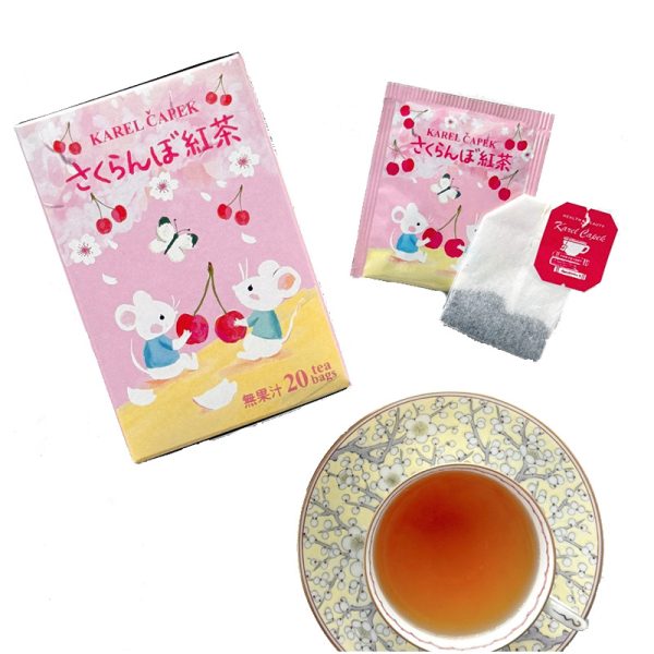 Karel Capek  Yamada Utako Cherry Black Tea  20 Tea Bags