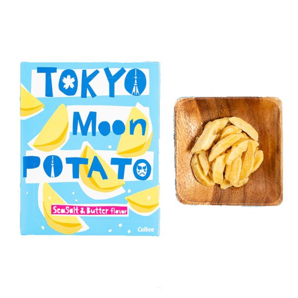 CALBEE Tokyo Moon Potato Sea Salt Butter Flavor 20g x 6 bags