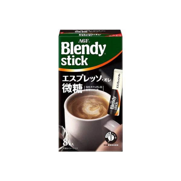 AGF Blendy Stick Low Sugar Espresso au Lait 8 pcs