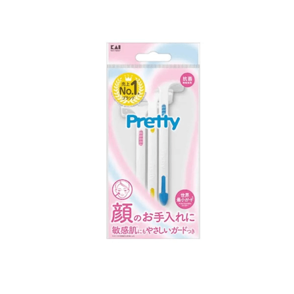 KAI Pretty Facial Razor 3 pcs