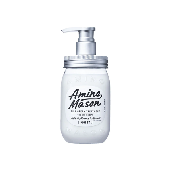 Amino Mason Milk Cream Treatment Moist/Milk Almond Apricot 450 ml