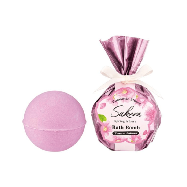 Days in Bloom Beauwell Temari Sakura Bath Bomb / Foaming Bath Salt 150g