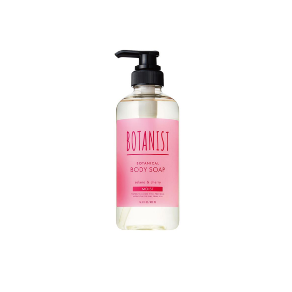 BOTANIST Sakura Limited Moisturizing Shower Gel 490g Scent of Sakura & Cherry