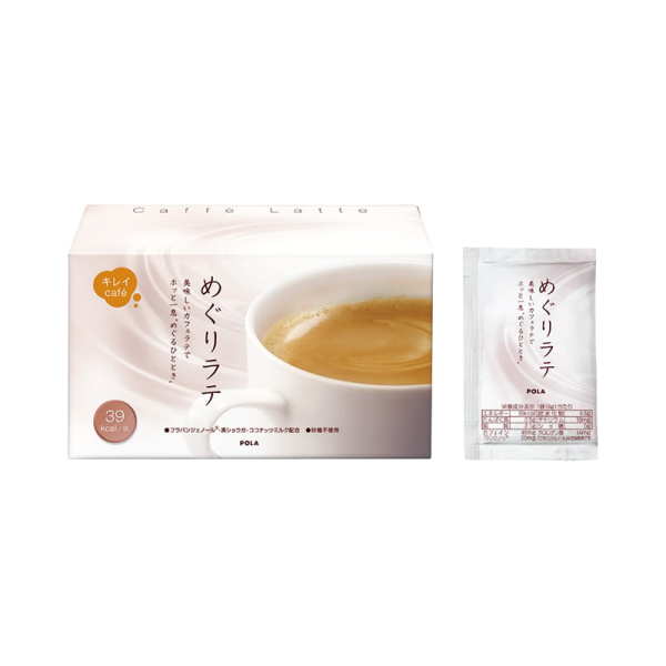 POLA Latte Coffee (Beauty & Health, Sugar-Free Low-Calorie Whitening)90 Packs 760g