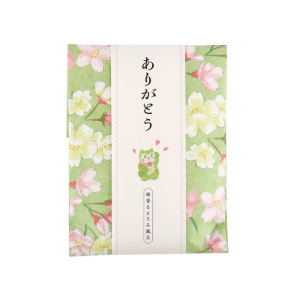 Days in Bloom Beauwell Sakura Lucky Cat Bath Set Bath Powder 2 Packs